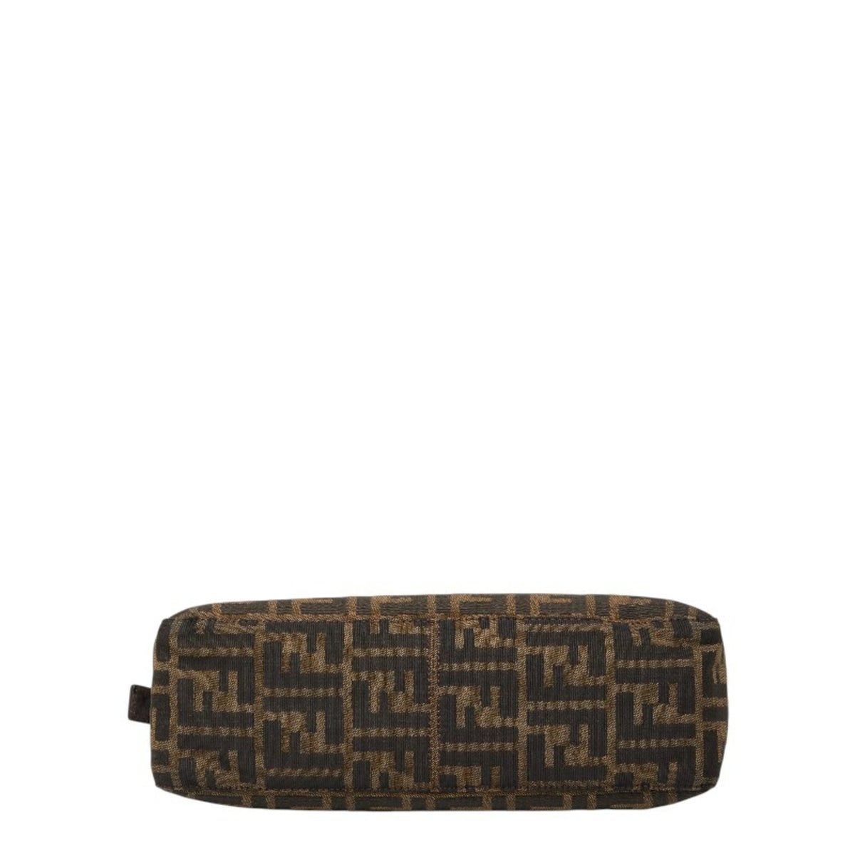 Fendi Brown Canvas Leather Shoulder Bag (Pre-Owned)