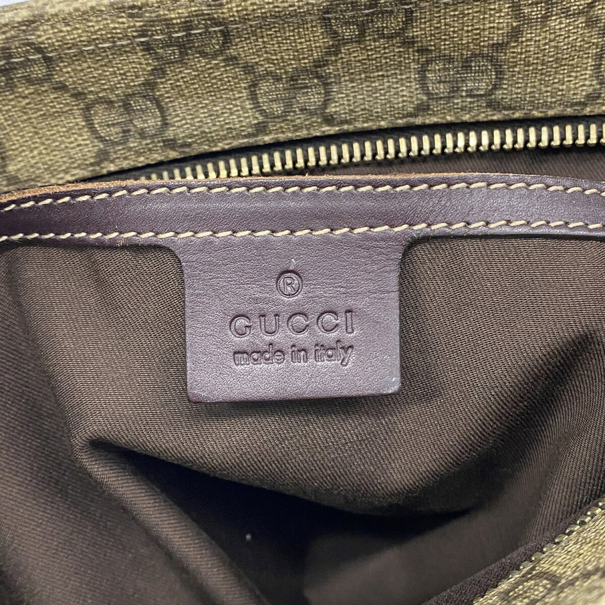 Gucci Brown Pvc Shoulder Bag (Pre-Owned)