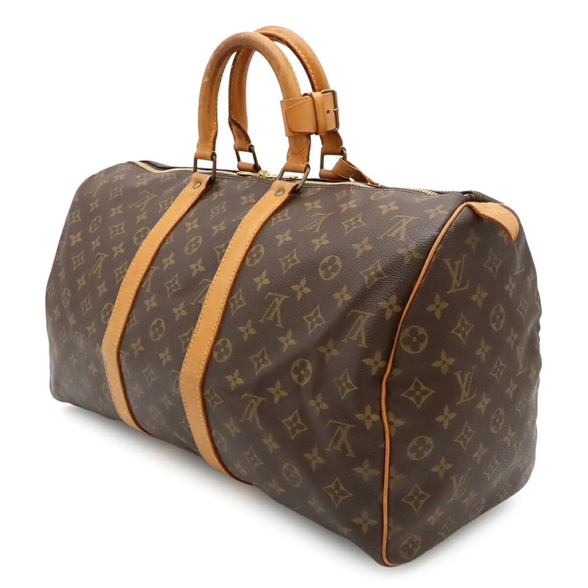 Louis Vuitton Brown Monogram Canvas Pvc Coated Canvas Boston Bag Handbag (Pre-Owned)