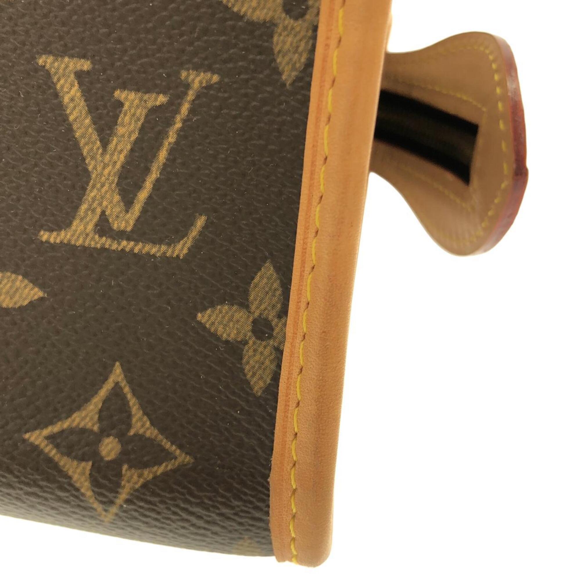 Louis Vuitton Marron Coated Canvas Handbag (Pre-Owned)