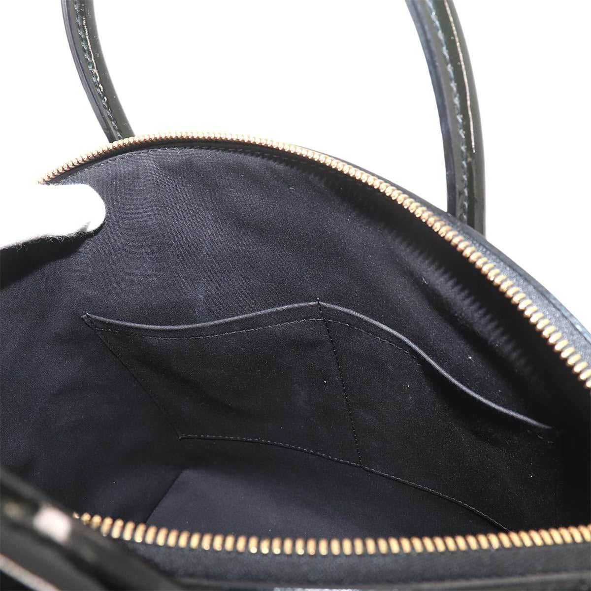 Louis Vuitton Noir Monogram Vernis Handbag (Pre-Owned)