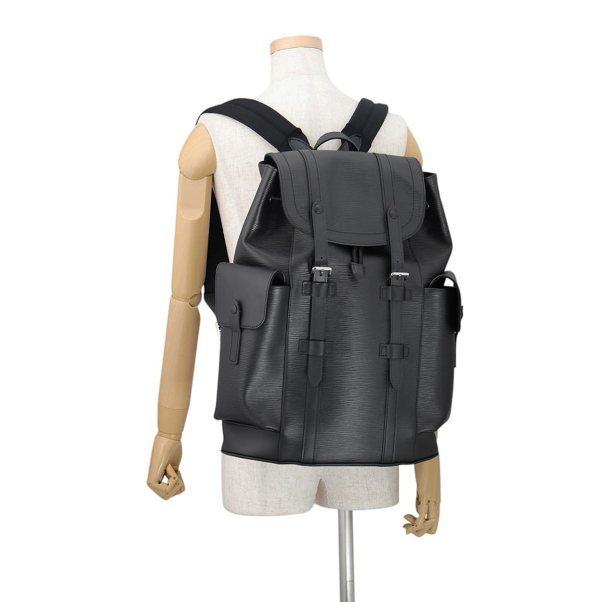 Louis Vuitton Noir Epi Leather Backpack (Pre-Owned)