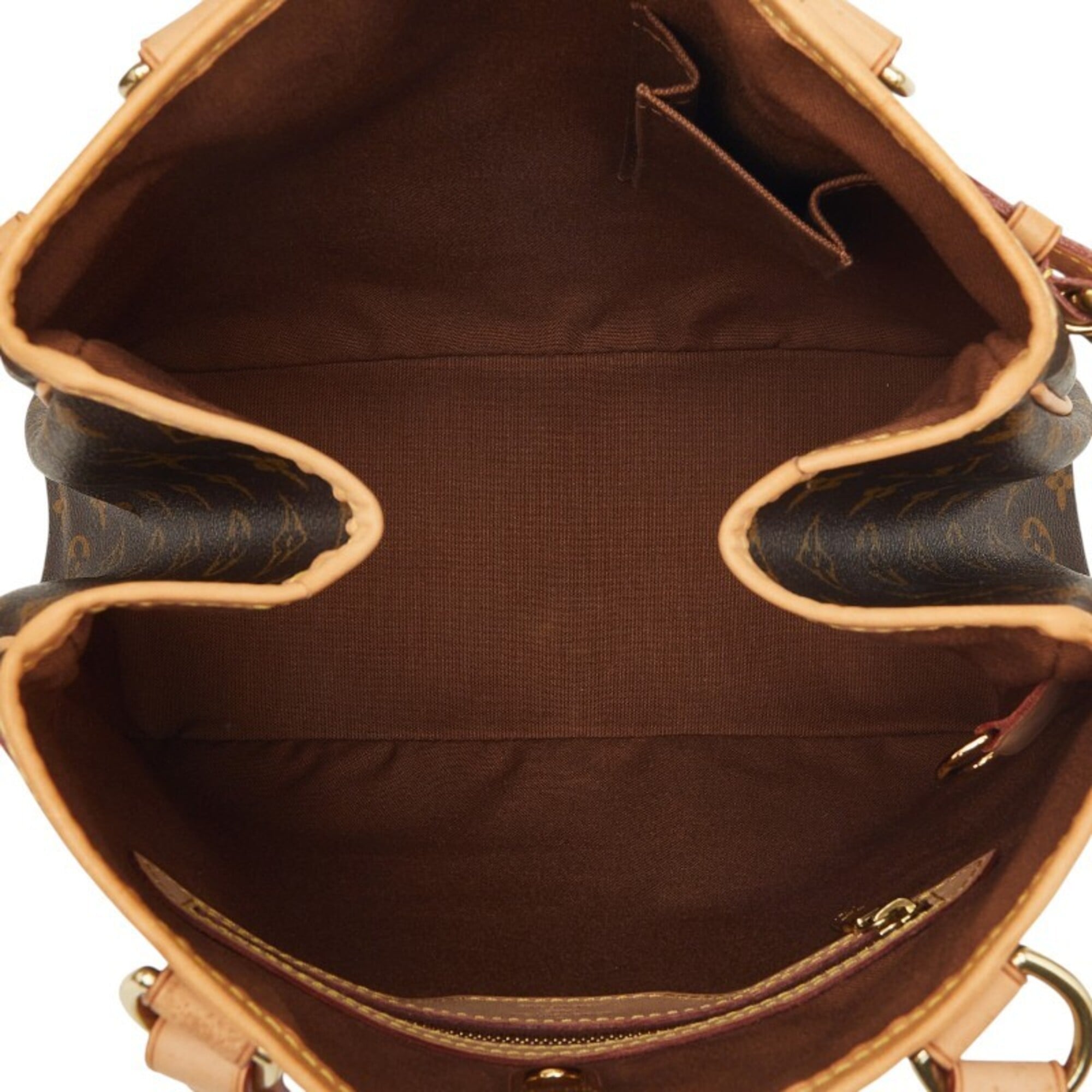 Louis Vuitton Brown Pvc Leather Shoulder Bag Tote Bag (Pre-Owned)
