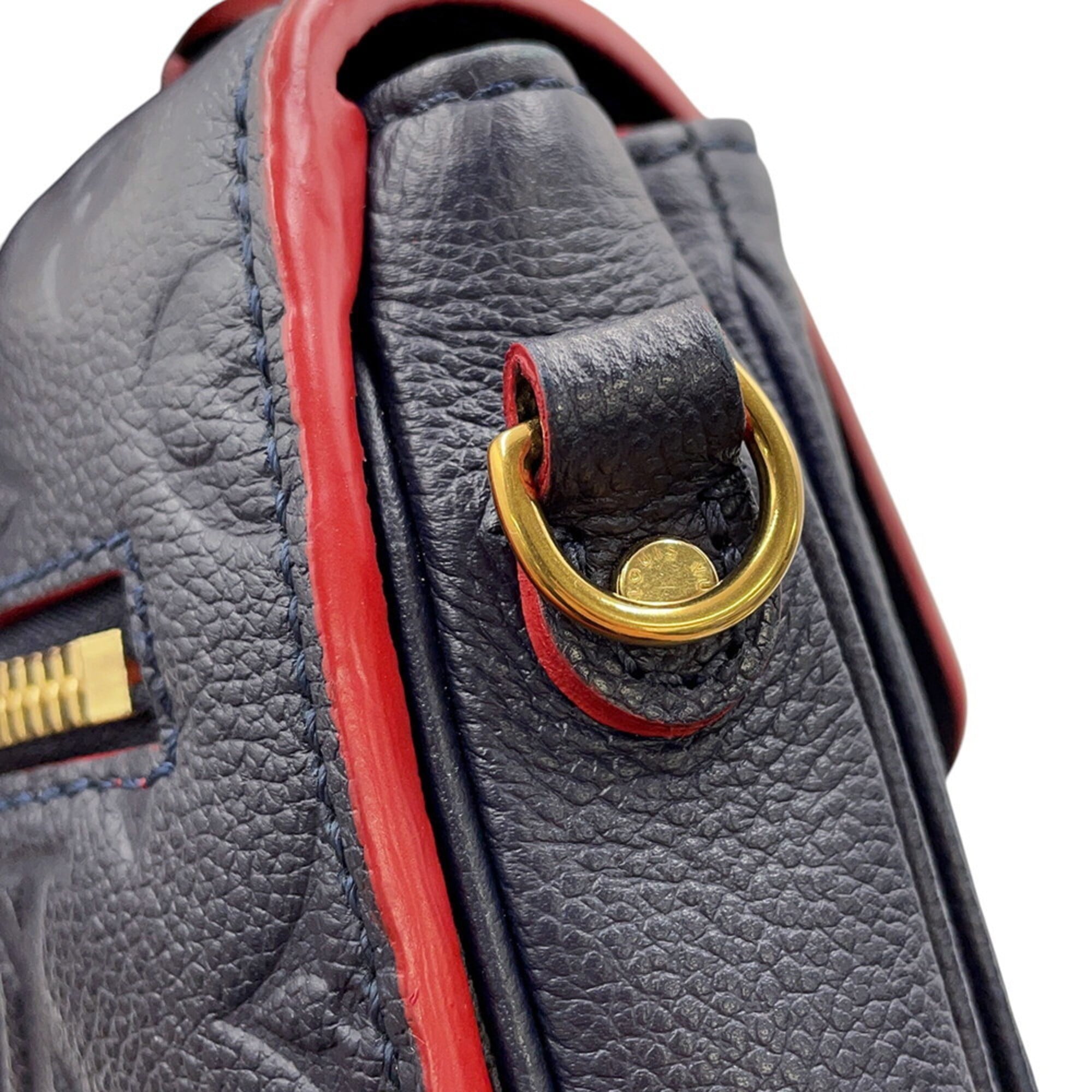 Louis Vuitton Marine Rouge Monogram Empreinte Handbag Pochette (Pre-Owned)
