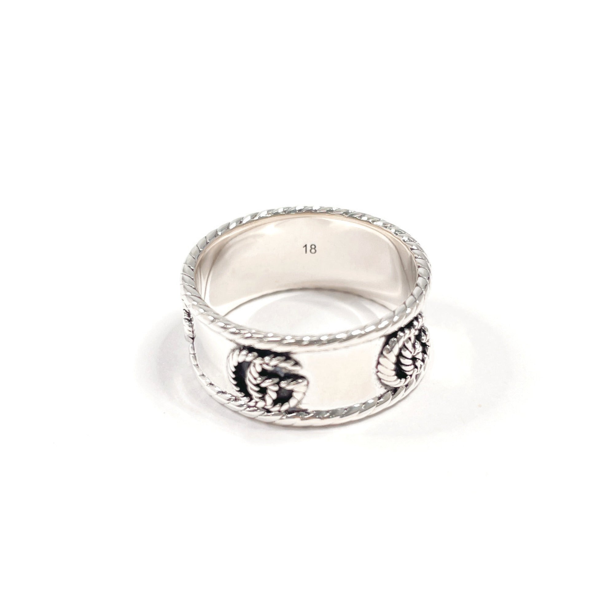 Gucci Silver Silver 925 Band Ring (Pre-Owned)