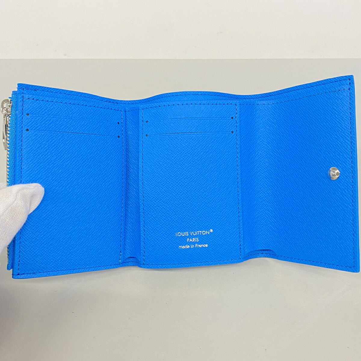 Louis Vuitton Blue Wallet (Tri-Fold) (Pre-Owned)
