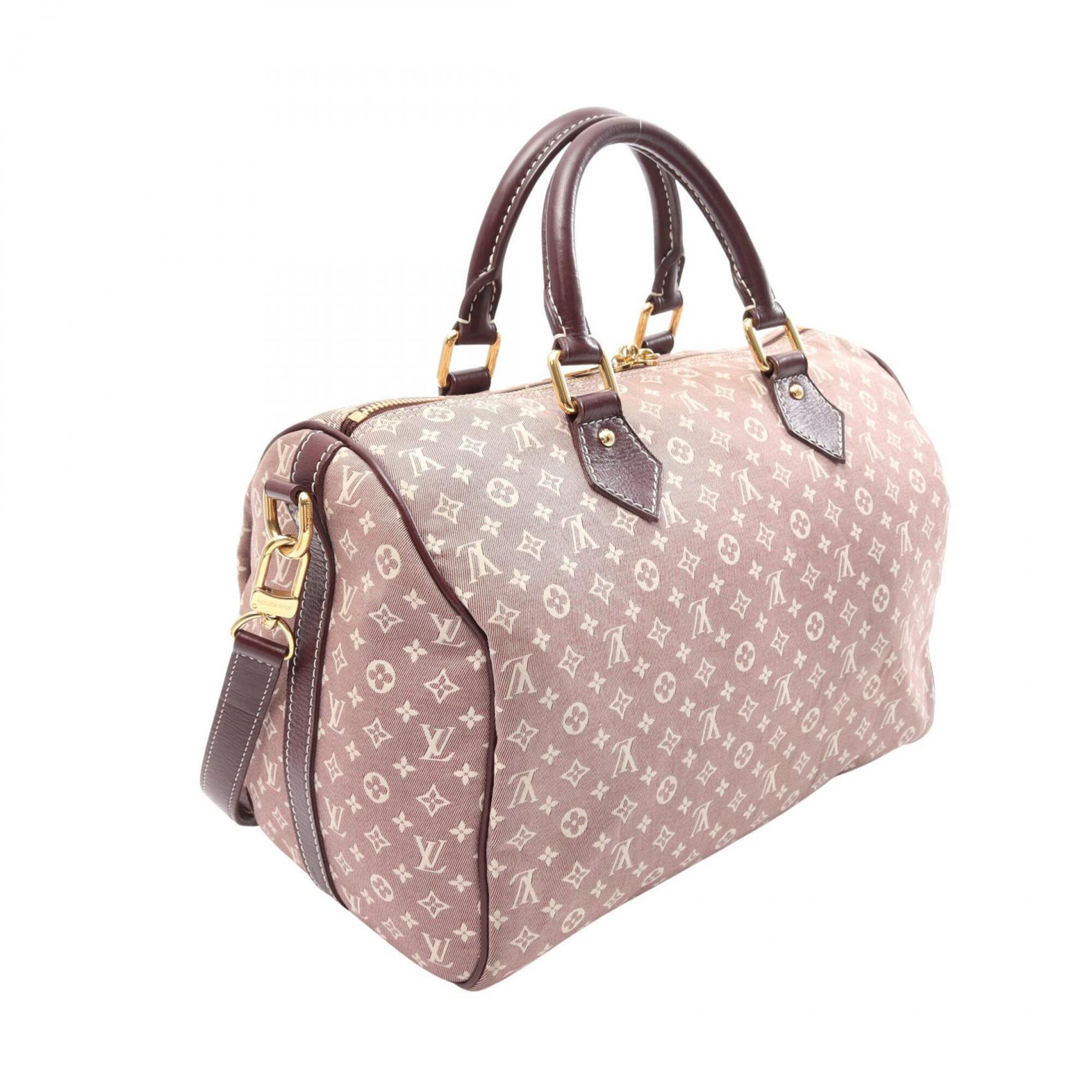 Louis Vuitton Bordeaux Ivory Sepia Monogram Idylle Monogram Mini Lin Handbag (Pre-Owned)