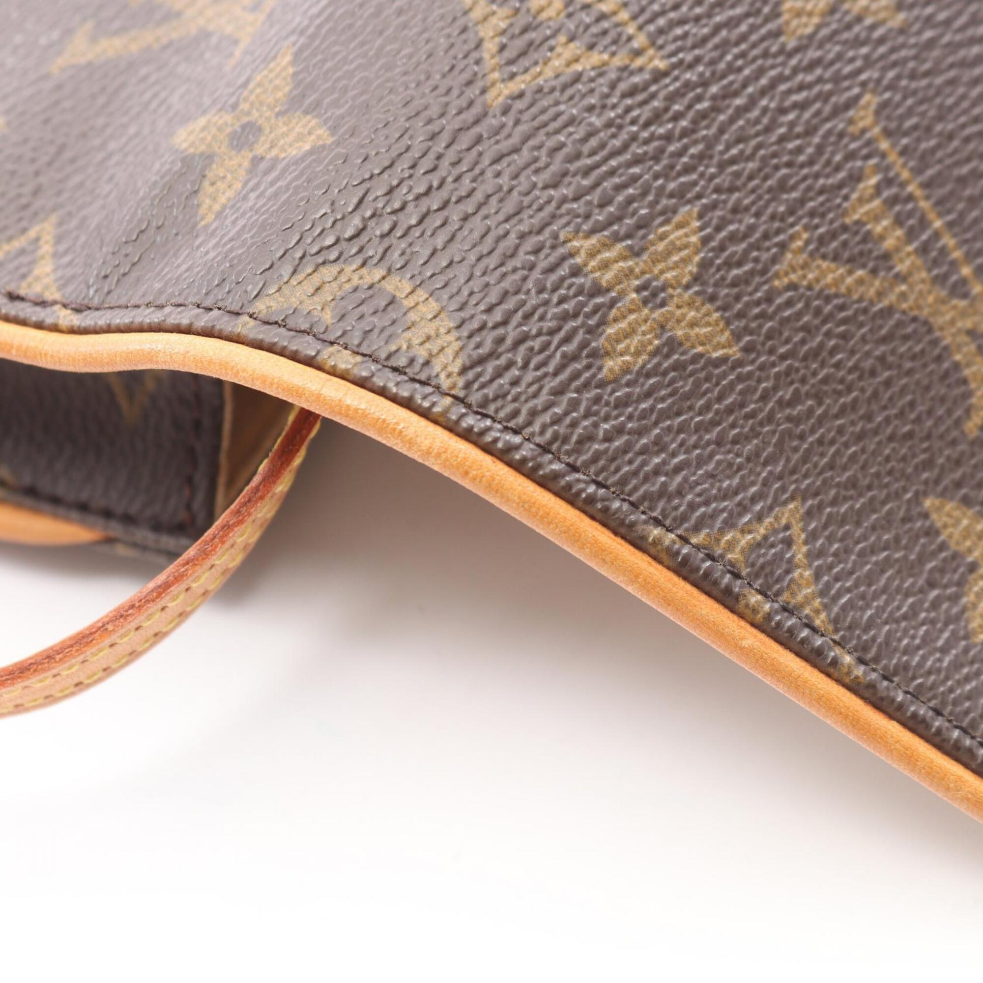 Louis Vuitton Brown Monogram Coated Canvas Leather Monogram Handbag Pochette Shoulder Bag (Pre-Owned)