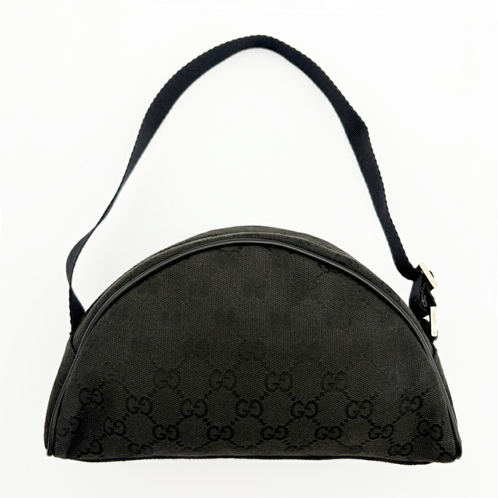 Gucci Black Gg Canvas Pouch (Pre-Owned)
