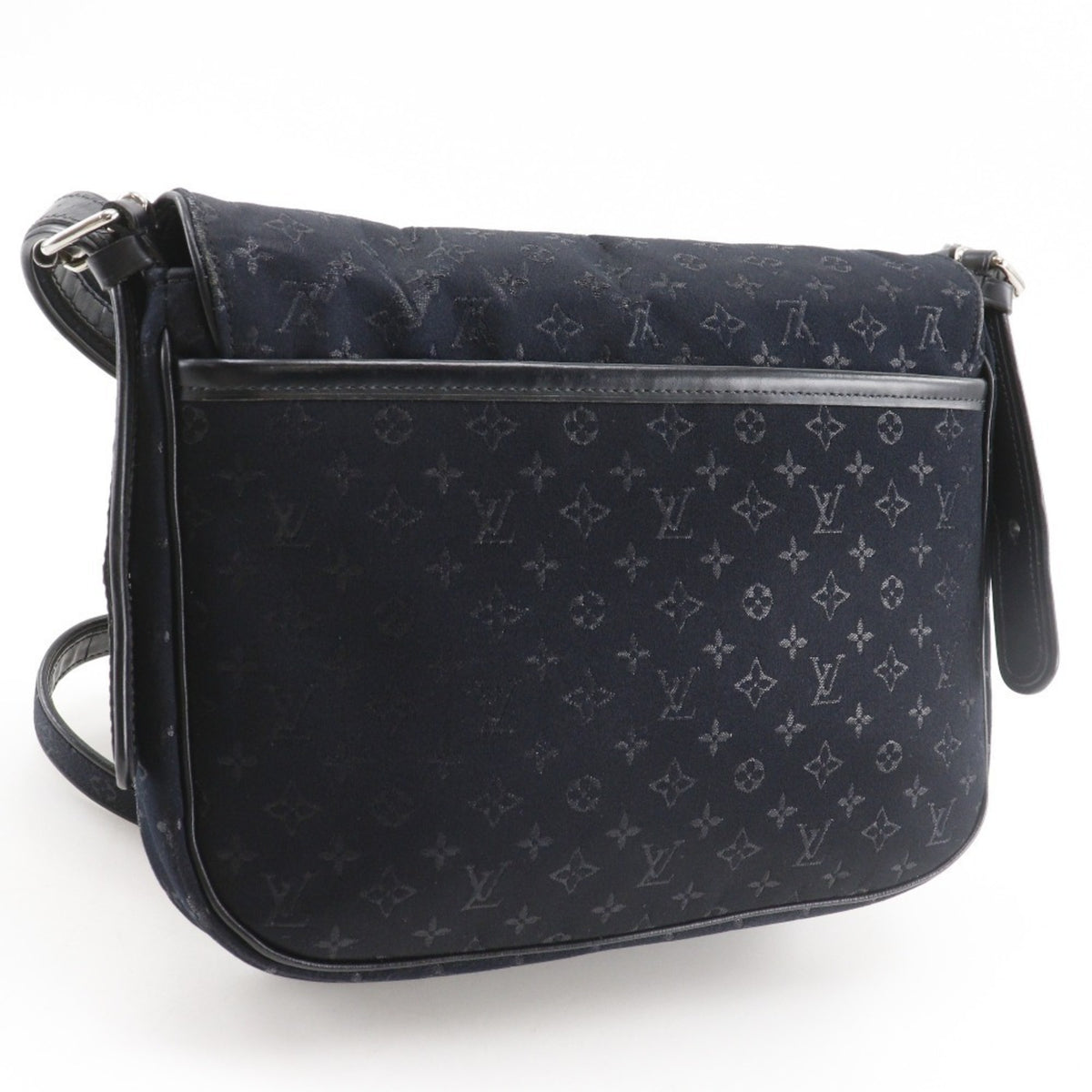 Louis Vuitton Black Monogram Satin Monogram Vernis Leather Shoulder Bag (Pre-Owned)