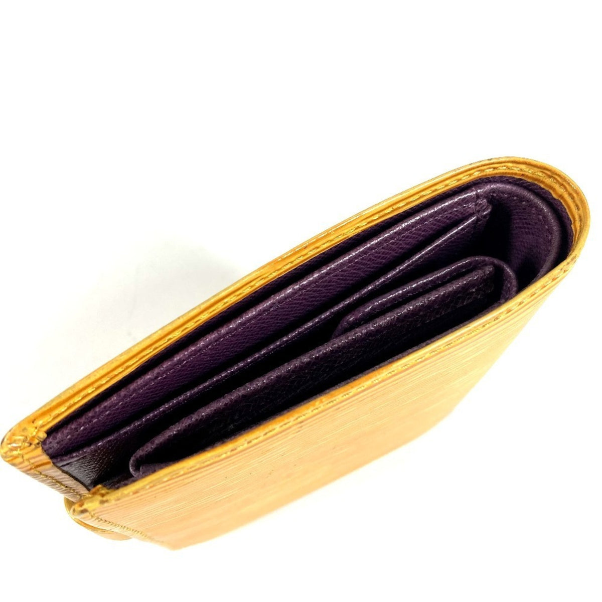 Louis Vuitton Yellow Epi Leather Wallet (Bi-Fold) (Pre-Owned)