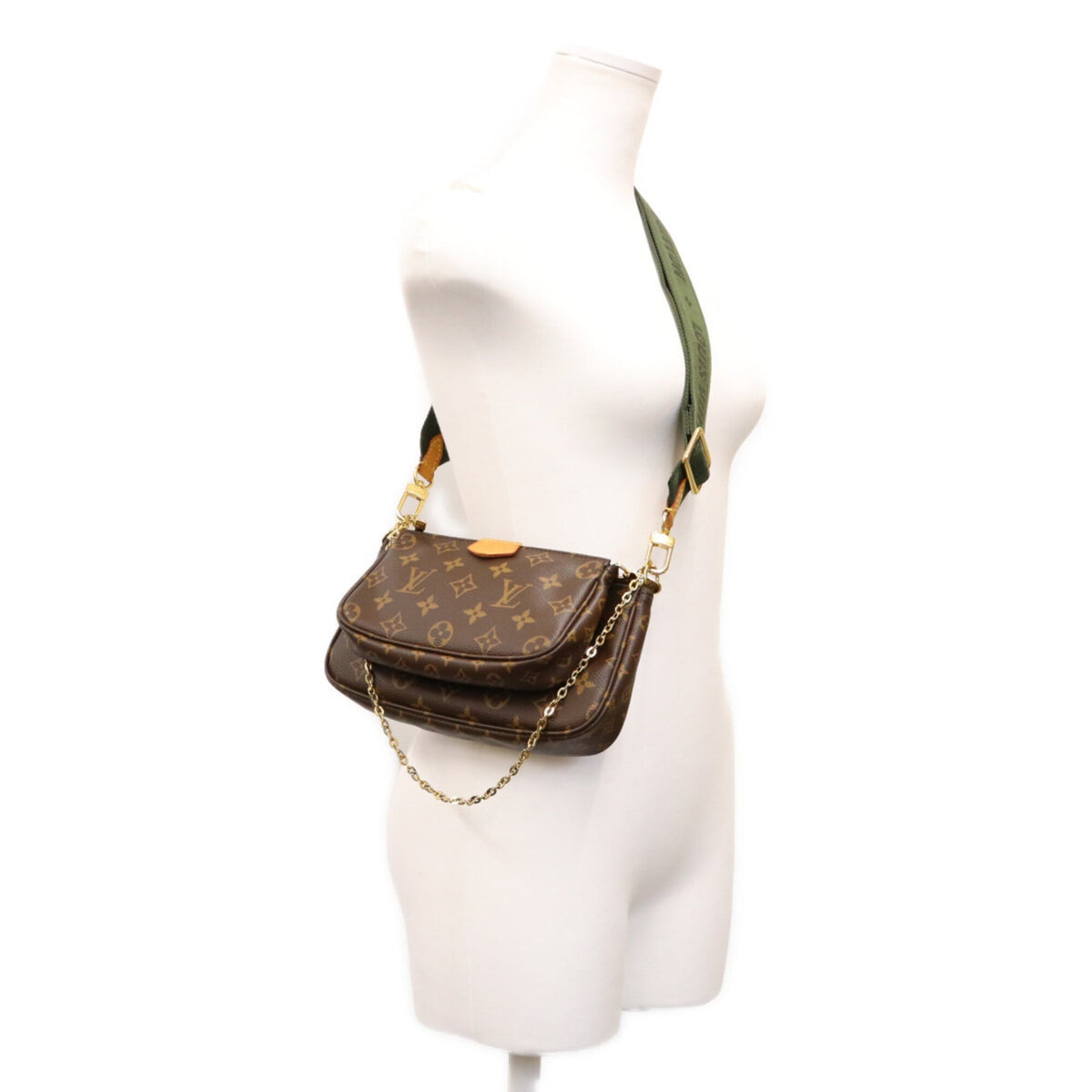 Louis Vuitton Brown Monogram Shoulder Bag (Pre-Owned)