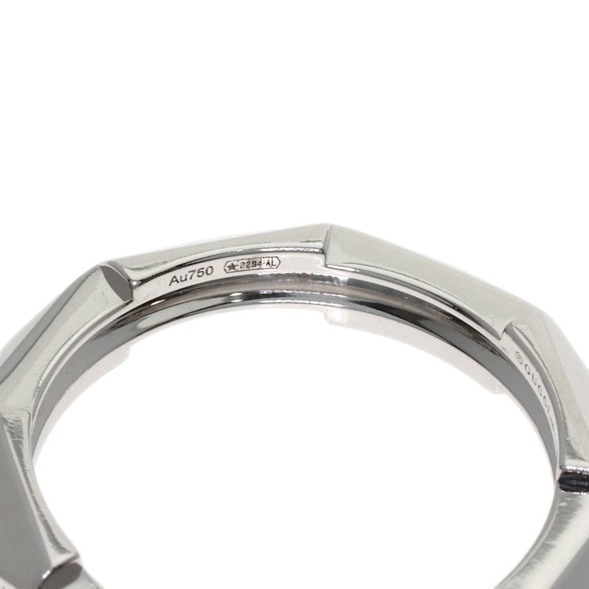 Gucci White Gold (18K) Band Ring (Pre-Owned)