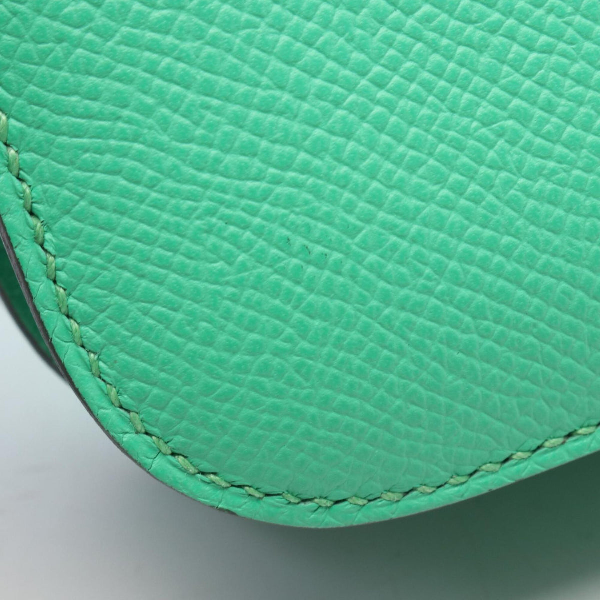 Hermes Green Epsom Leather Handbag Shoulder Bag (Pre-Owned)