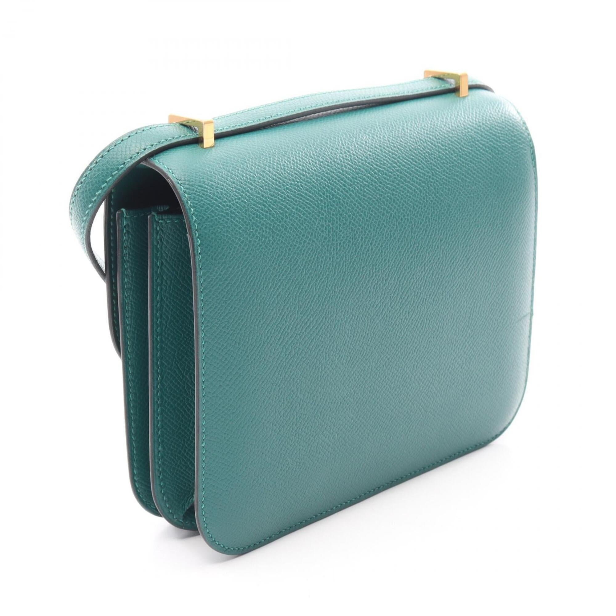 Hermes Constance Green Epsom Leather Handbag Shoulder Bag (Pre-Owned)
