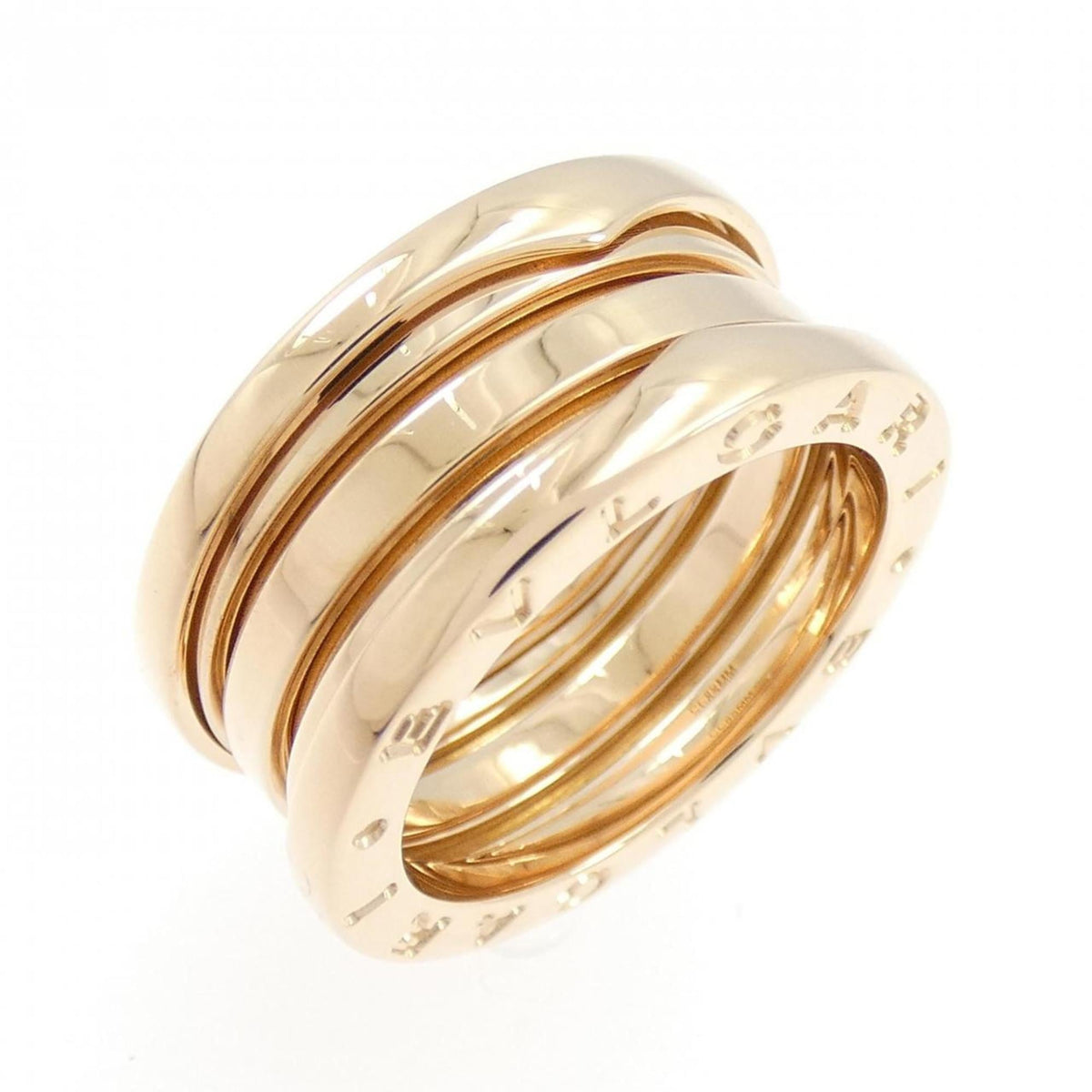Bvlgari Pink Gold Pink Gold (18K) Band Ring (Pre-Owned)