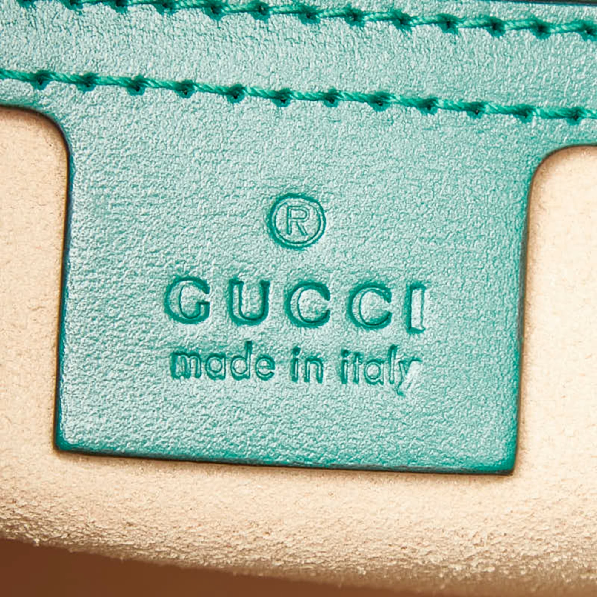 Gucci Green Leather Handbag (Pre-Owned)