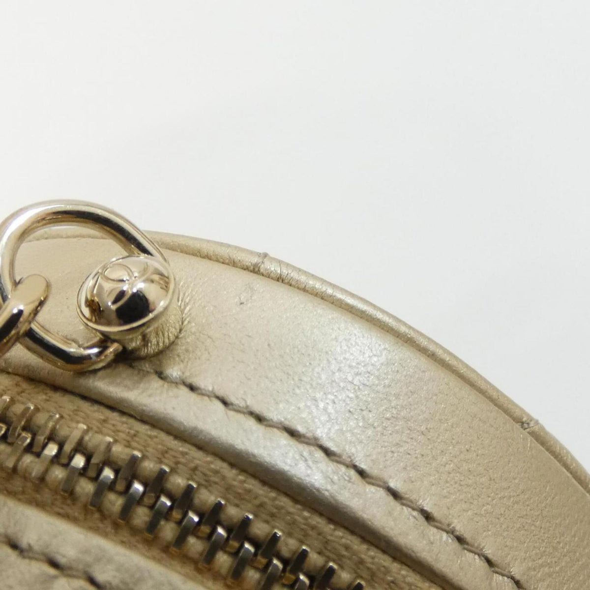 Chanel Gold Leather Shoulder Bag (Pre-Owned)