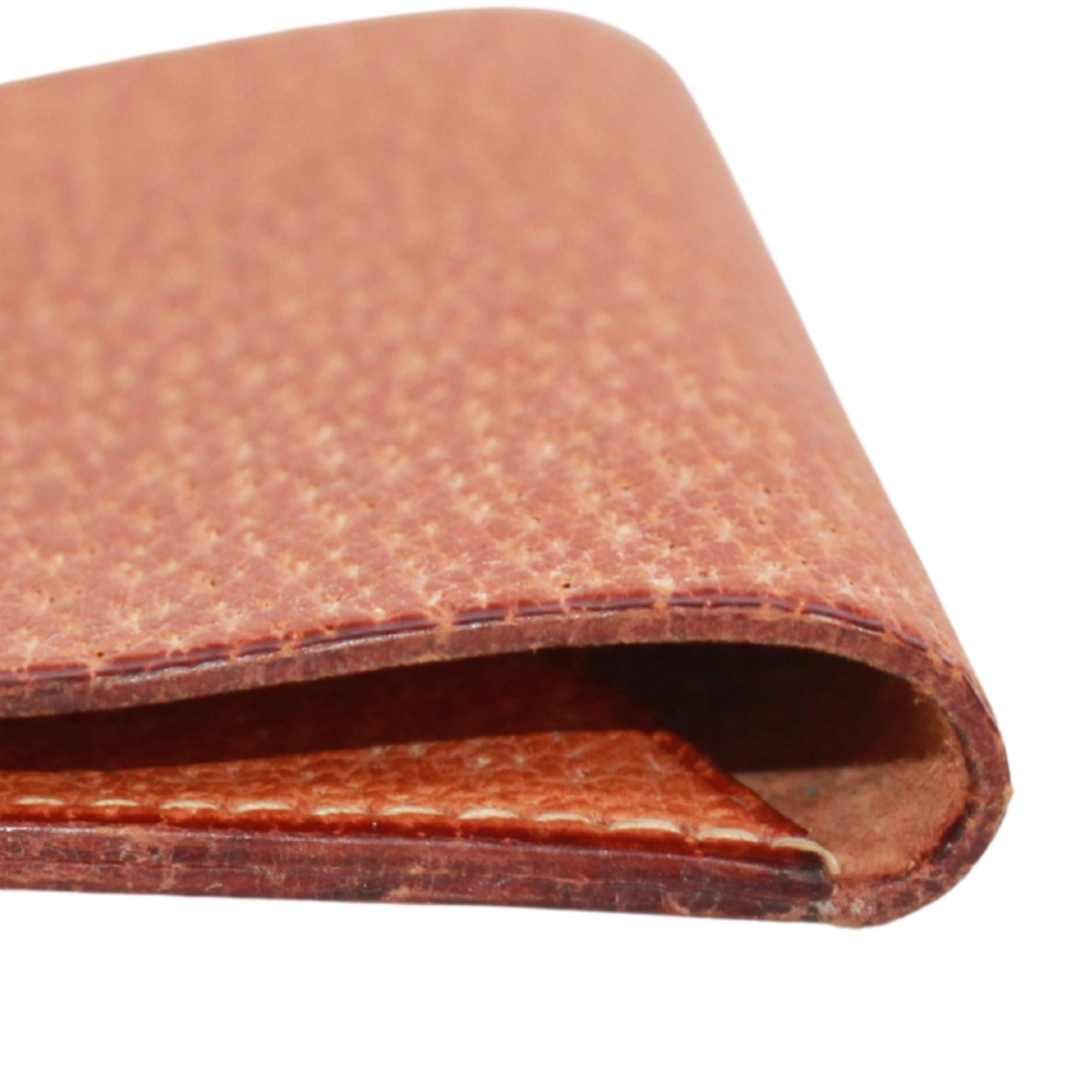 Hermes Brown Leather Coin Purse/Coin Case (Pre-Owned)
