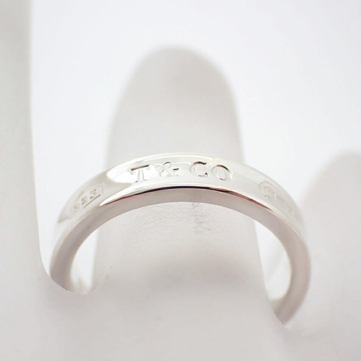 Tiffany Sterling Silver 925 Band Ring (Pre-Owned)