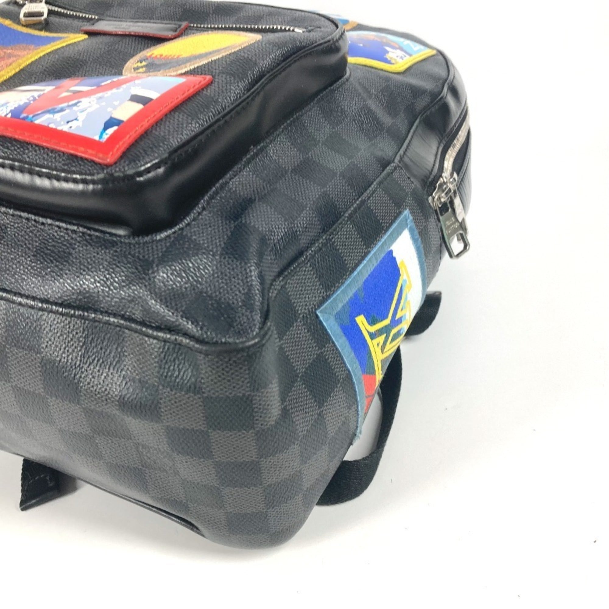 Louis Vuitton Black Damier Graphite Backpack (Pre-Owned)