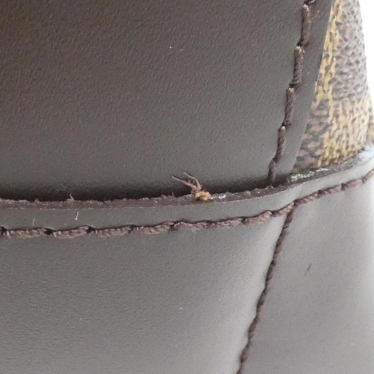 Louis Vuitton Ebene Coated Canvas Shoulder Bag (Pre-Owned)