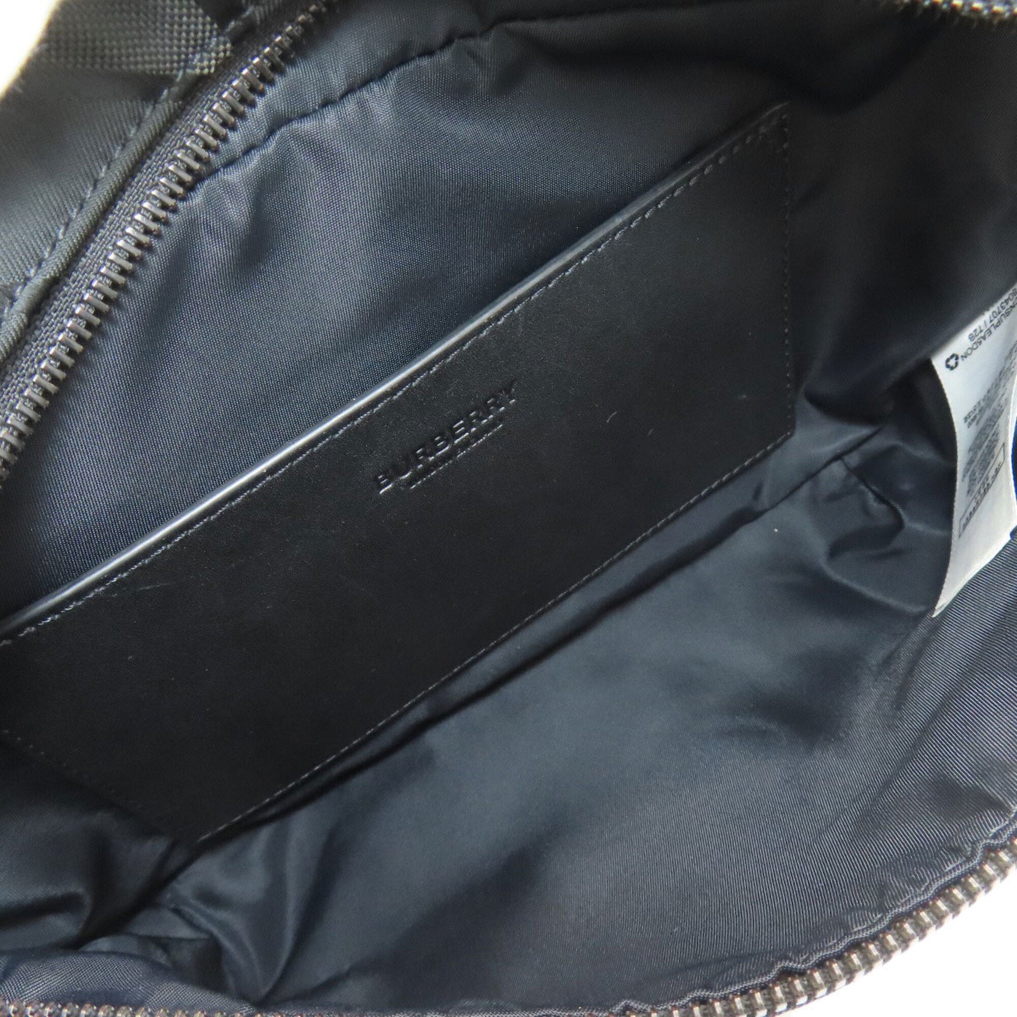 Burberry Black Nylon Canvas Sling Bag (Pre-Owned)