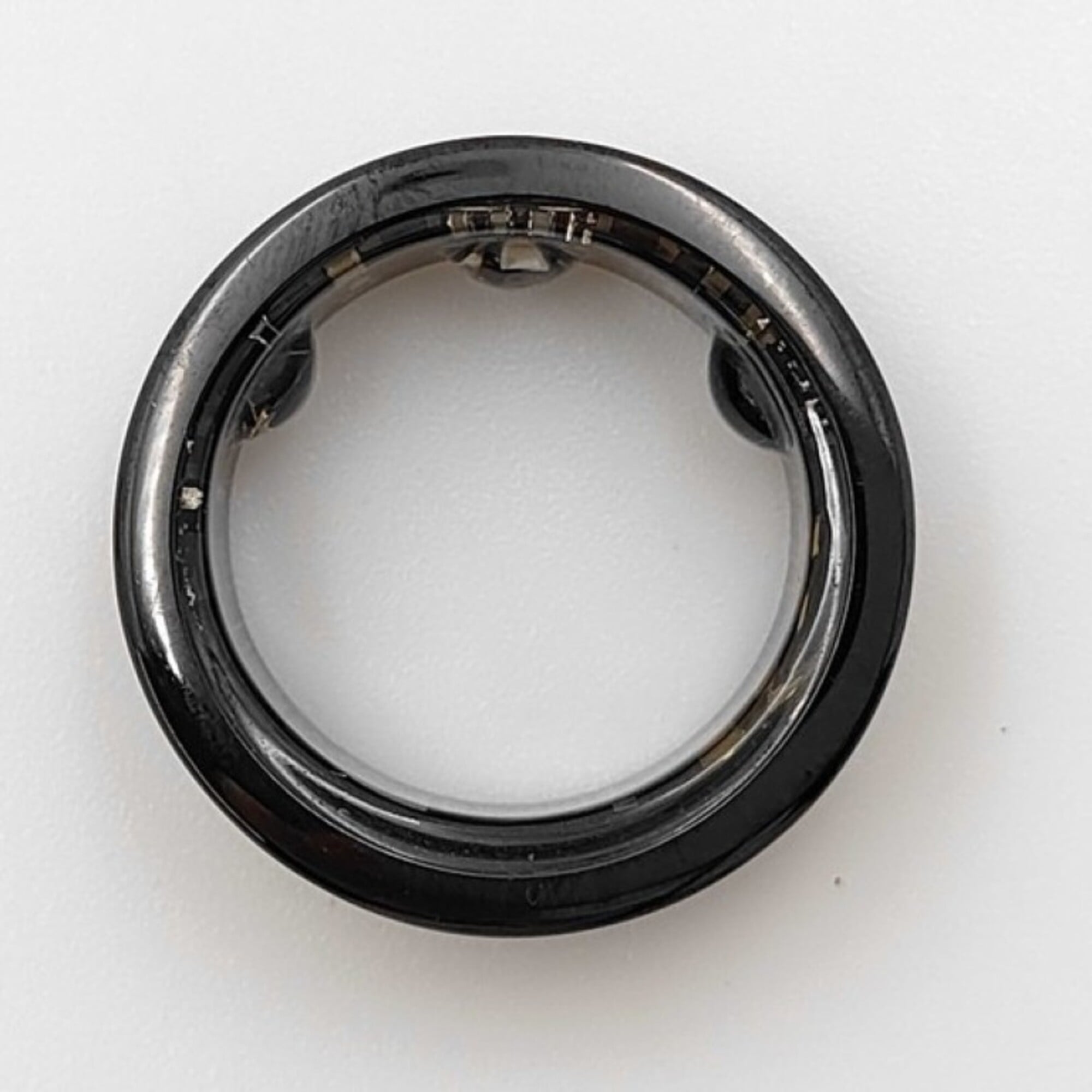 Gucci Black Titanium Band Ring (Pre-Owned)