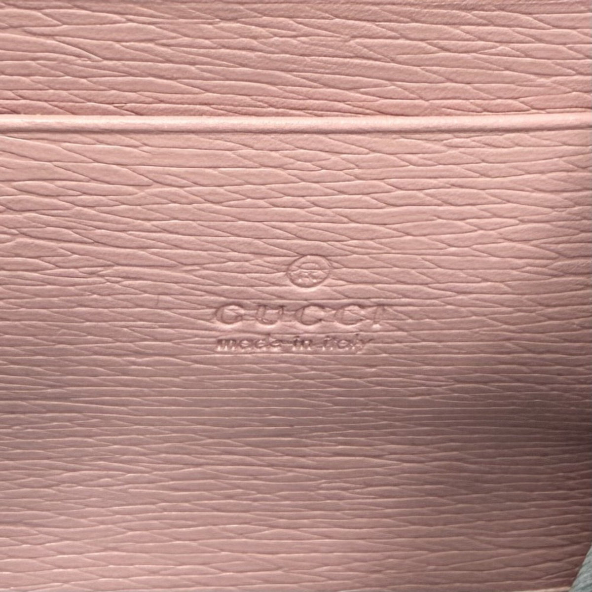 Gucci Pink Red Color Leather Shoulder Bag (Pre-Owned)