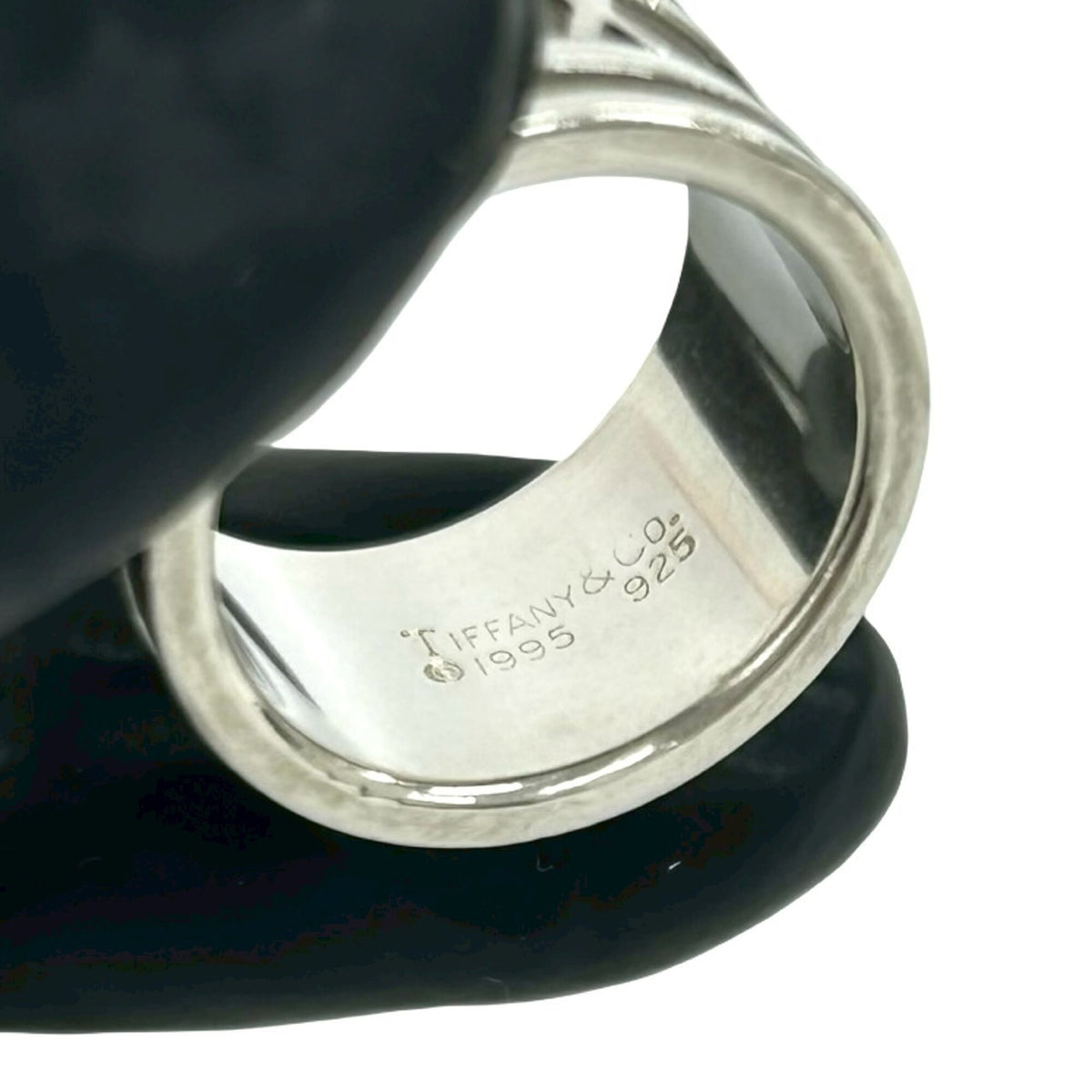 Tiffany Silver Silver 925 Band Ring (Pre-Owned)
