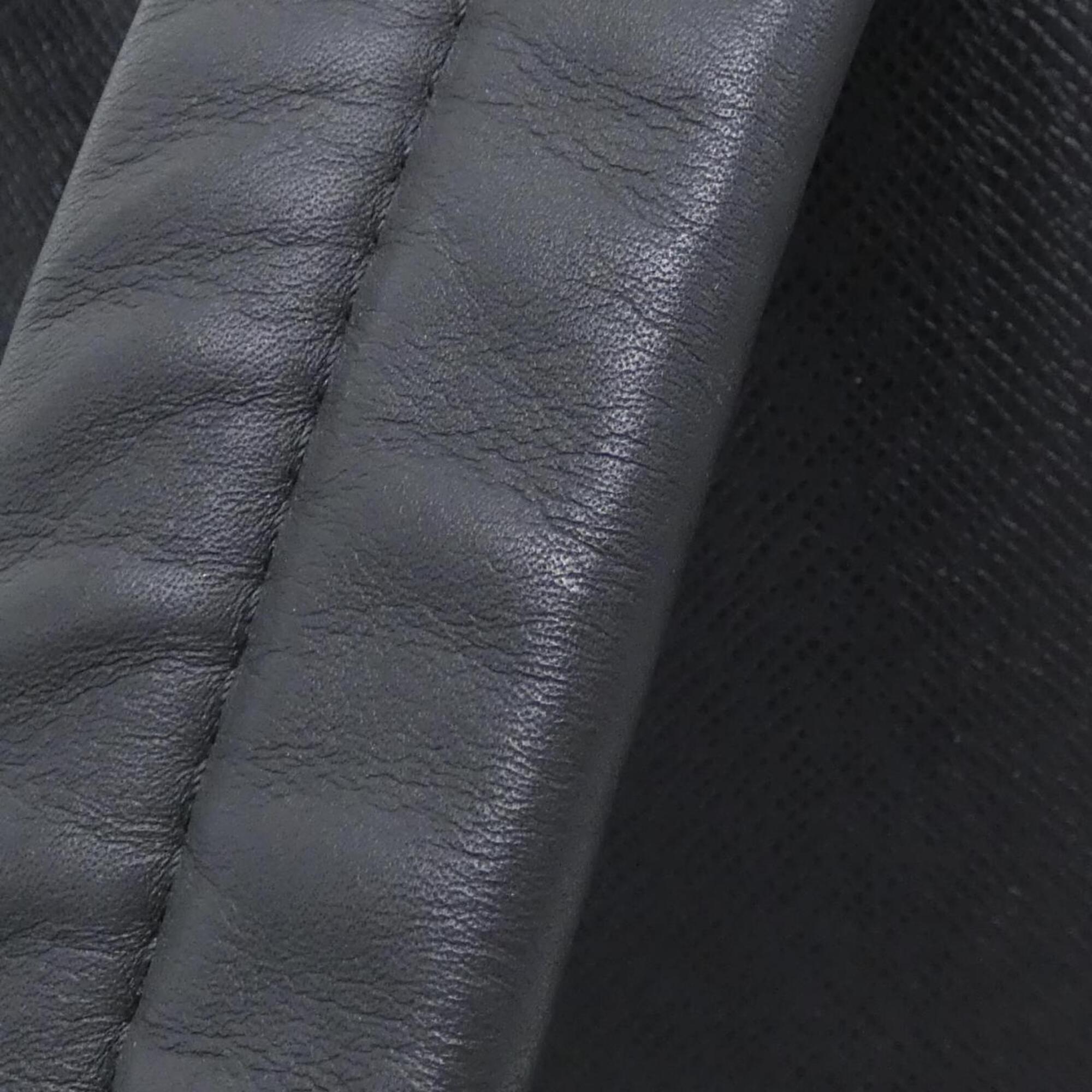 Louis Vuitton Black Coated Canvas Leather Backpack (Pre-Owned)