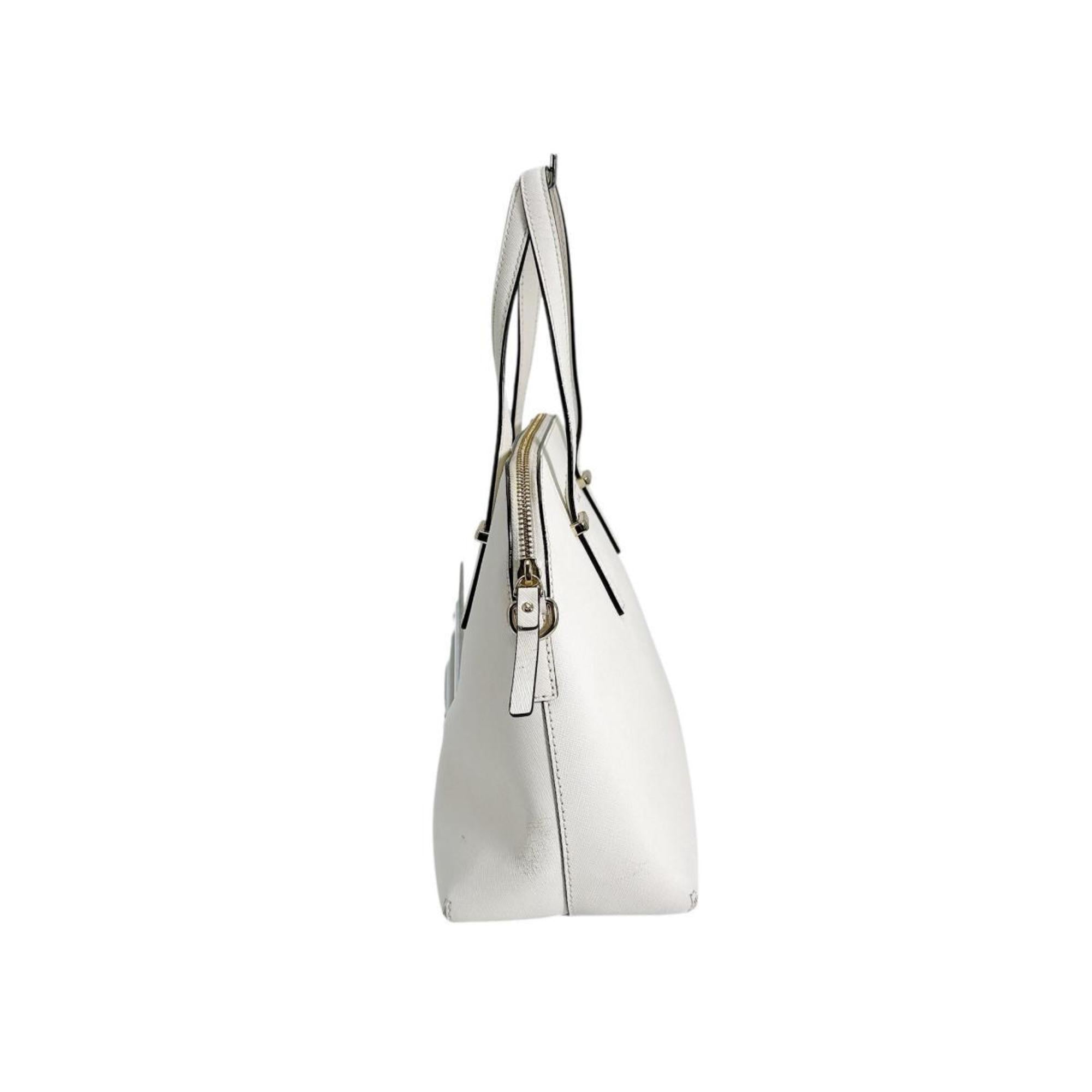 Kate Spade White Leather Handbag Shoulder Bag (Pre-Owned)
