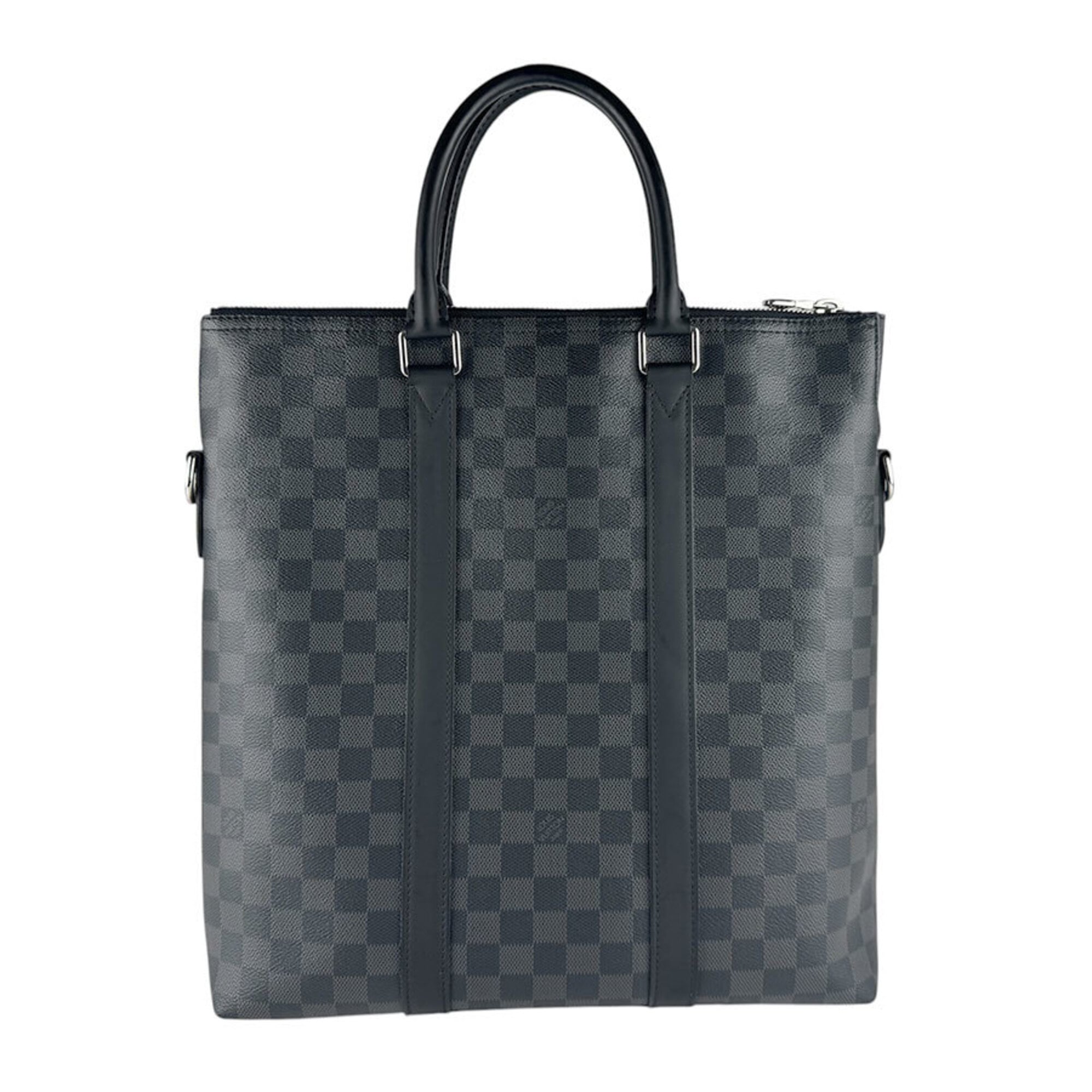 Louis Vuitton Black Damier Graphite Handbag (Pre-Owned)