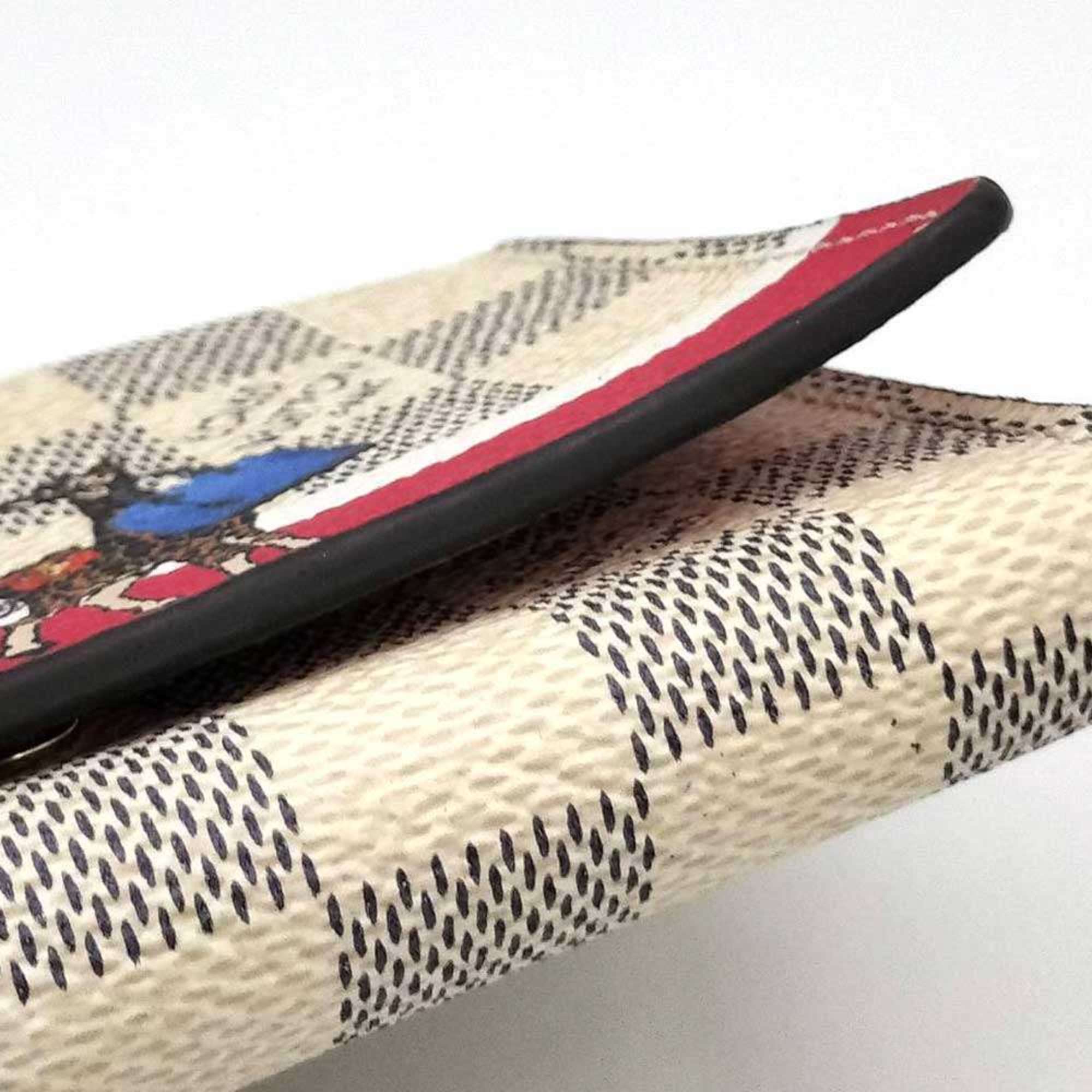 Louis Vuitton Damier Azur Multi-Color Damier Azur Wallet (Tri-Fold) (Pre-Owned)