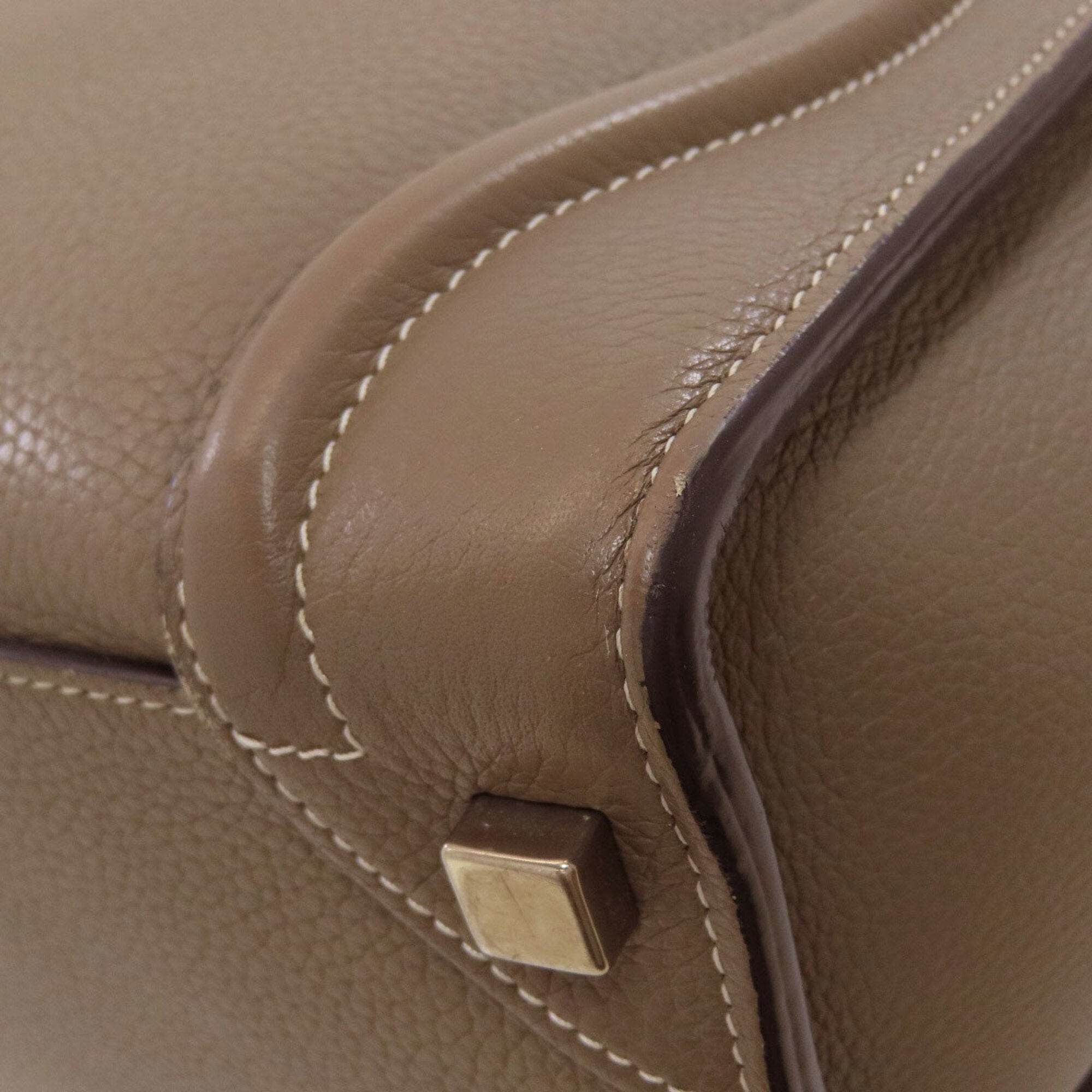 Celine Gray Leather Handbag (Pre-Owned)