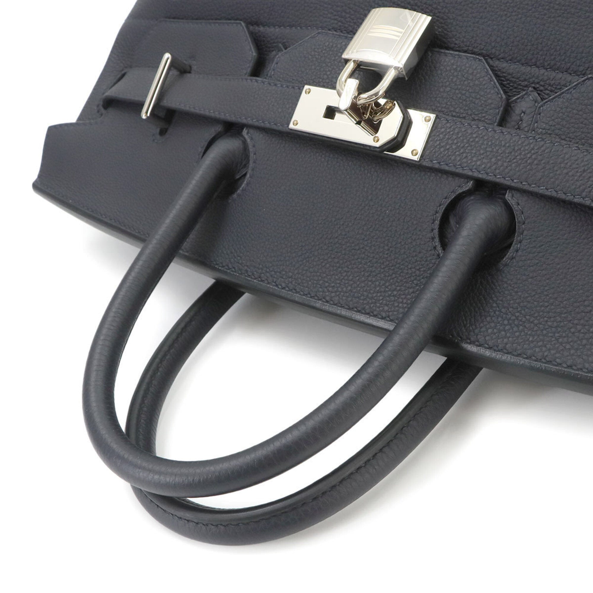 Hermes Black Togo Leather Handbag (Pre-Owned)