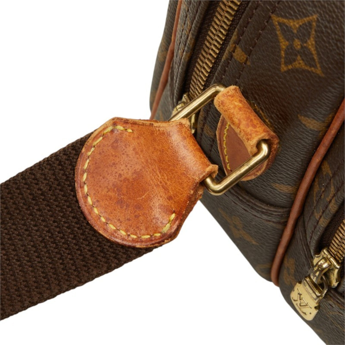 Louis Vuitton Brown Pvc Leather Shoulder Bag (Pre-Owned)