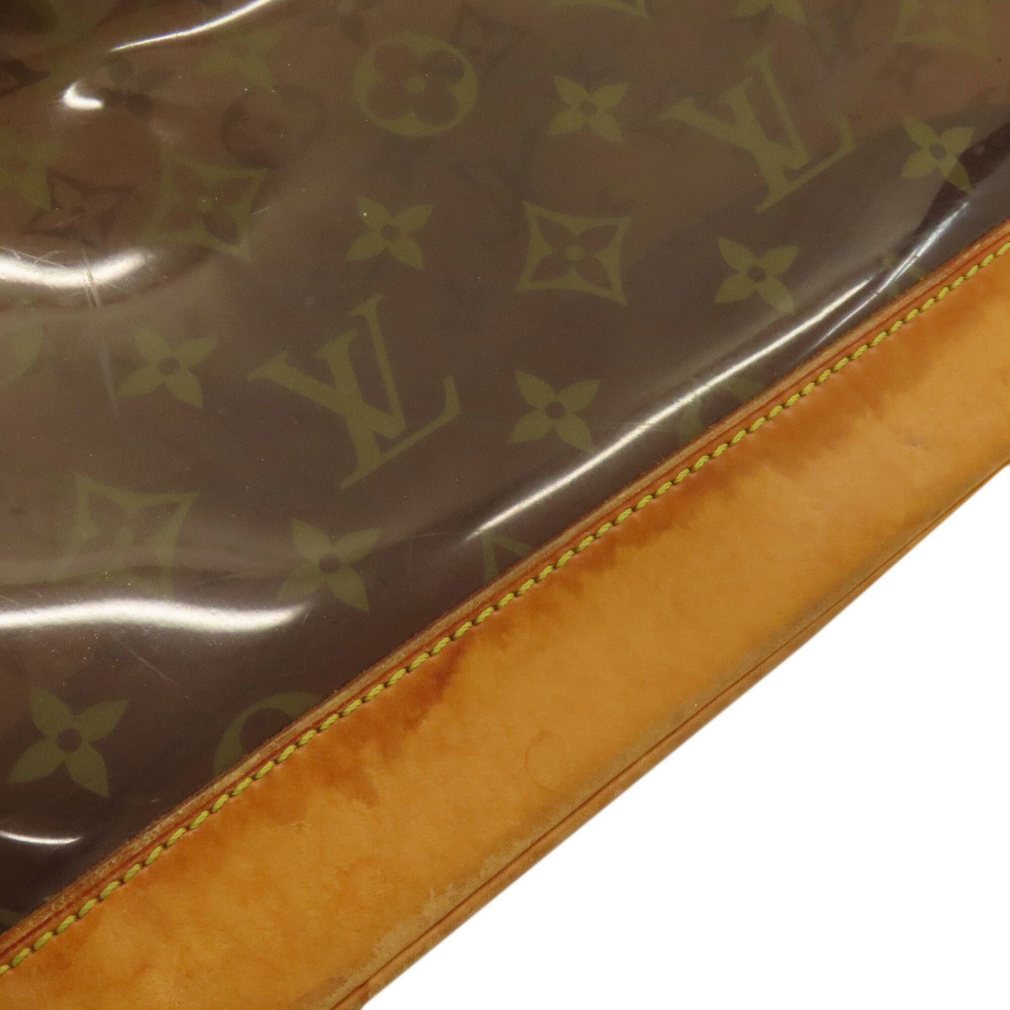 Louis Vuitton Brown Vinyl Tote Bag (Pre-Owned)