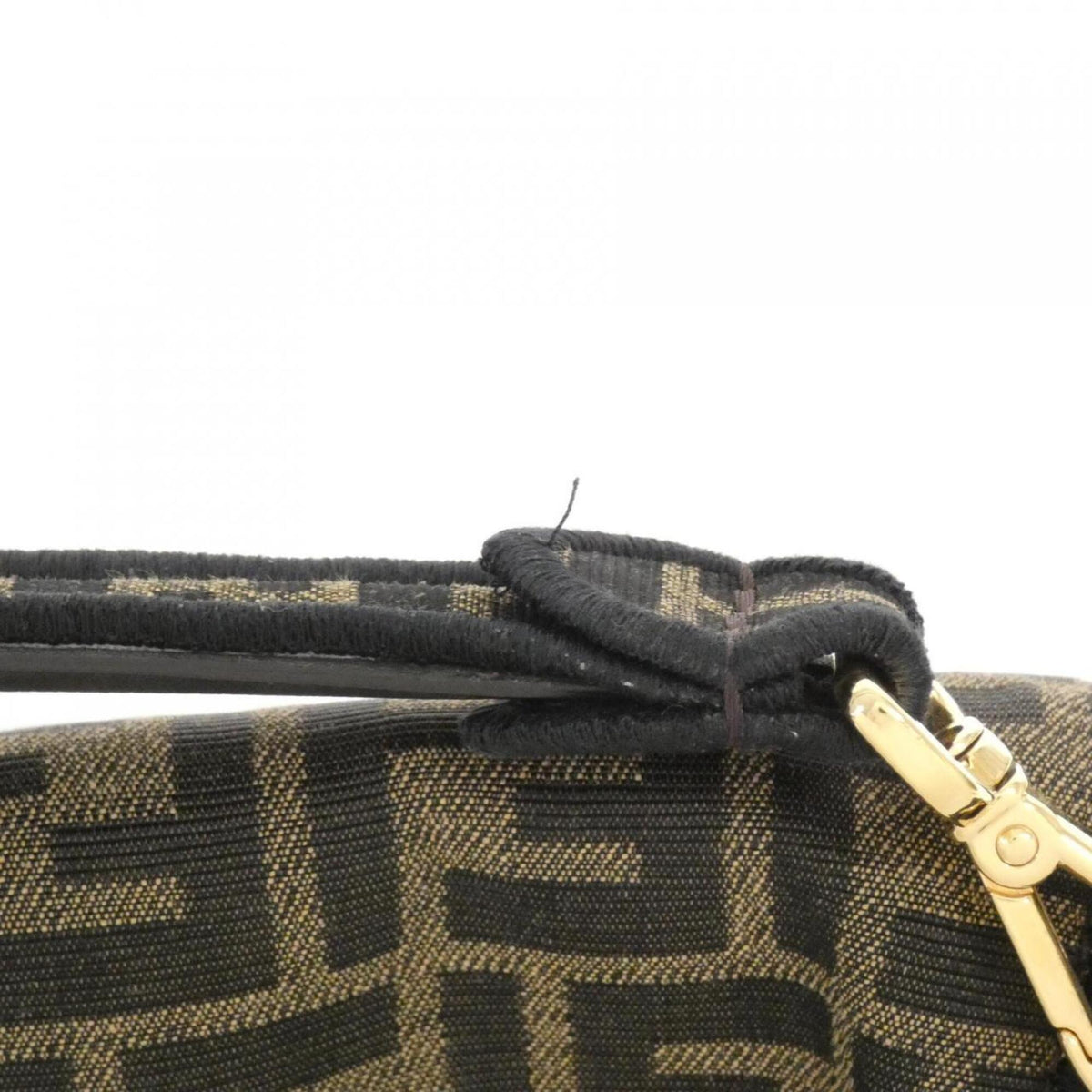 Fendi Brown Multi-Color Nylon Shoulder Bag (Pre-Owned)