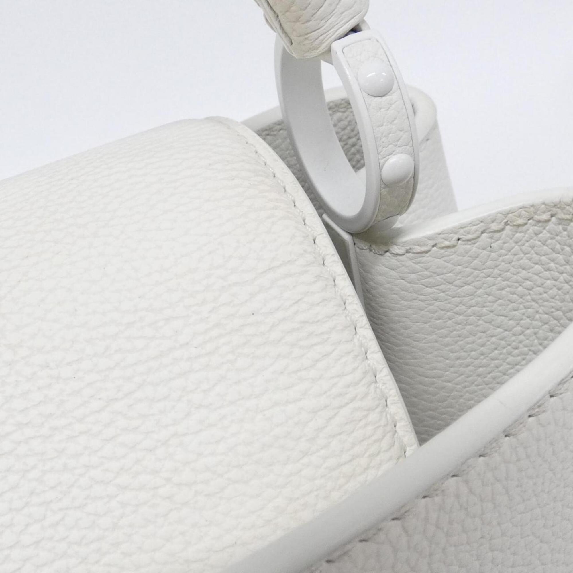Louis Vuitton White Leather Handbag (Pre-Owned)