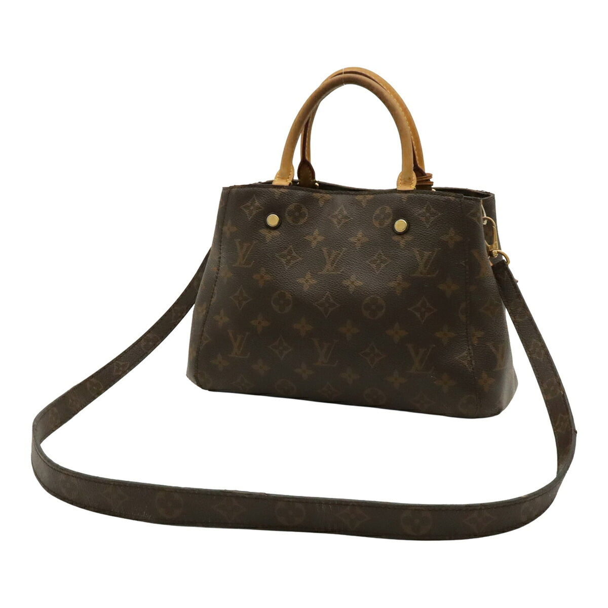 Louis Vuitton Brown Galle Monogram Monogram Handbag Shoulder Bag (Pre-Owned)
