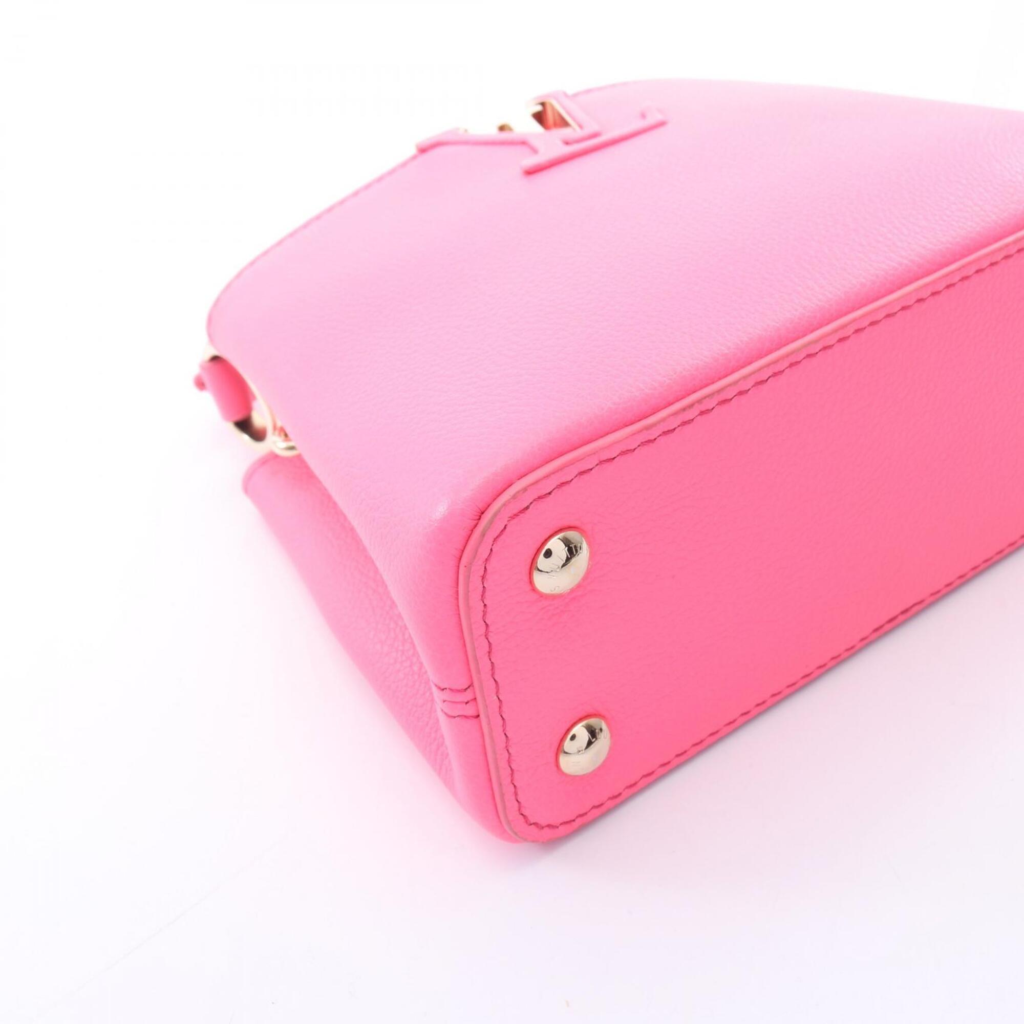 Louis Vuitton Pink Leather Handbag (Pre-Owned)