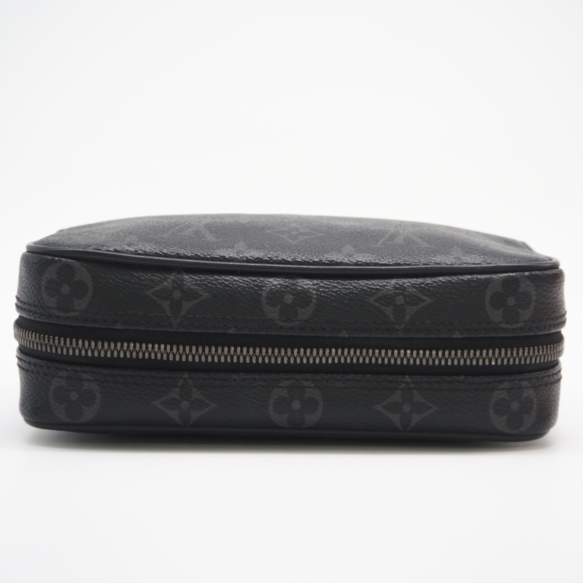 Louis Vuitton Black Gray Monogram Eclipse Pouch (Pre-Owned)