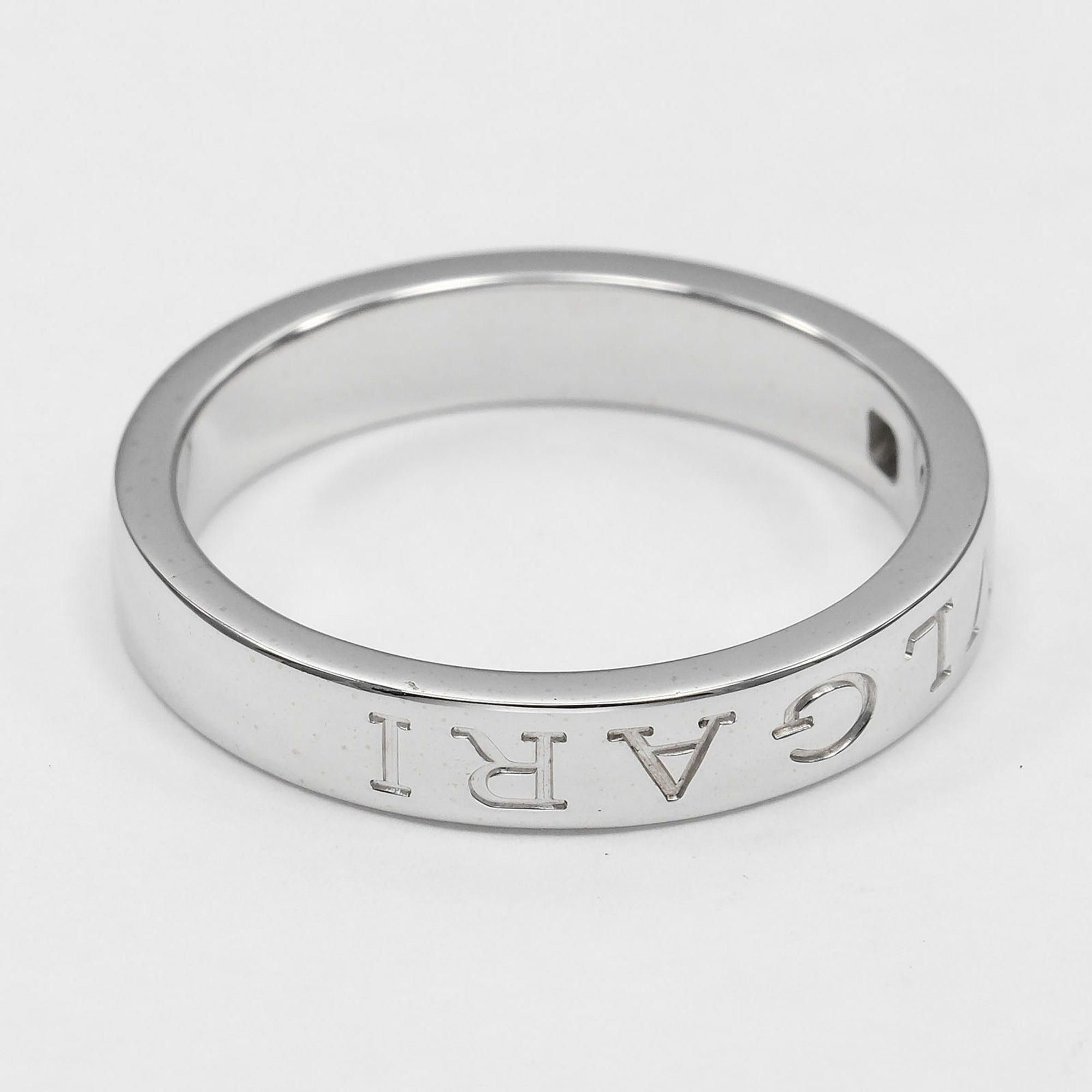 Bvlgari White Gold (18K) Band Ring (Pre-Owned)