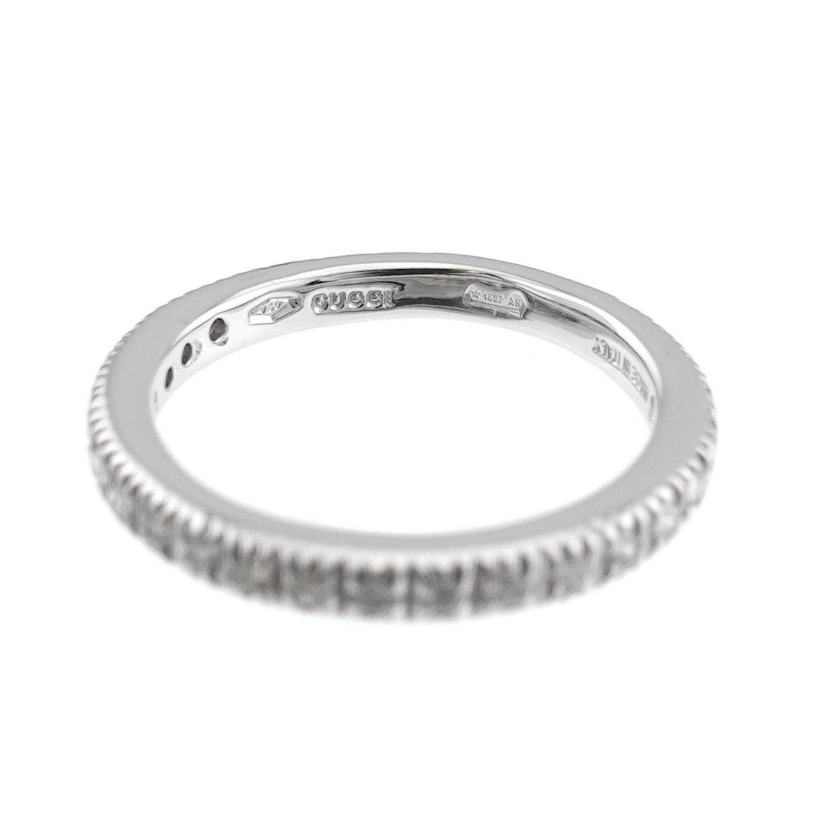 Gucci White Gold (18K) Band Ring (Pre-Owned)