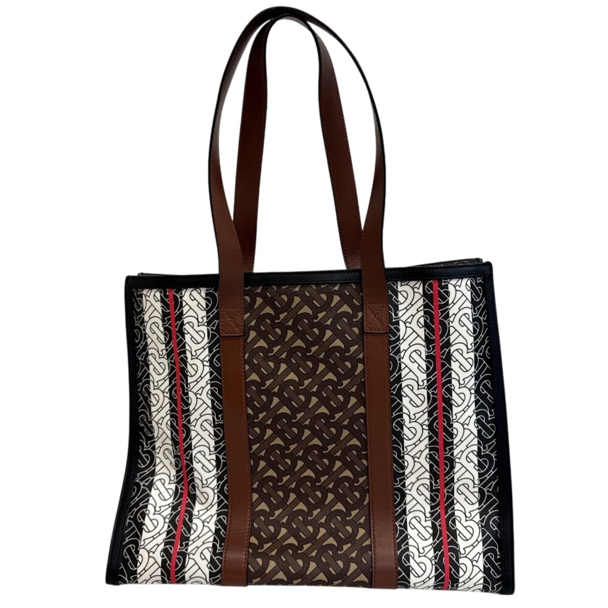 Burberry Brown Leather Tote Bag (Pre-Owned)