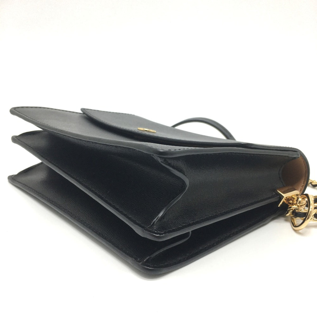 Tory Burch Black Leather Shoulder Bag (Pre-Owned)