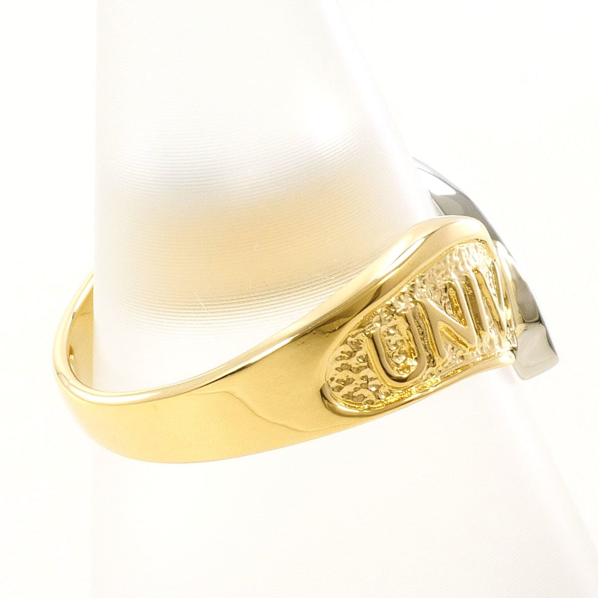 Unbranded Platinum Yellow Gold Yellow Gold (18K) Platinum 900 Band Ring (Pre-Owned)