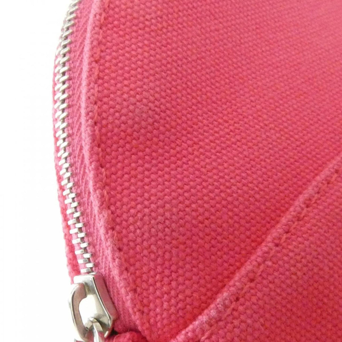 Hermes Pink Canvas Handbag Pouch (Pre-Owned)