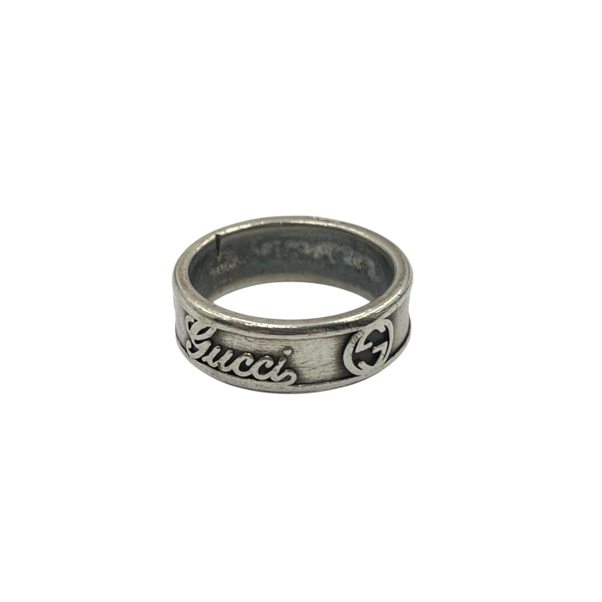 Gucci Silver Silver 925 Band Ring (Pre-Owned)